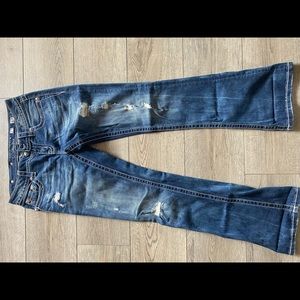 Miss Me signature boot cut jeans. Size 27
